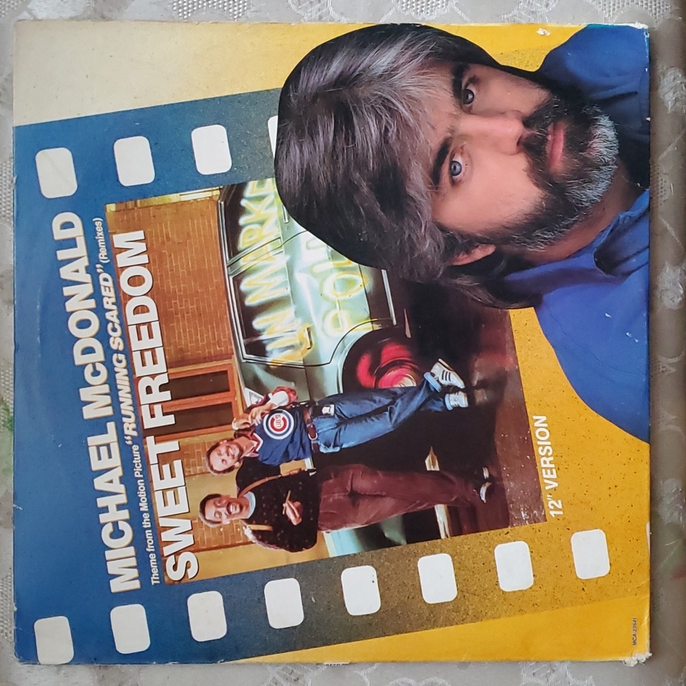 MCA RECORDS-Michael McDonald-Sweet Freedom Mixes. "Running Scared" Music. EUC.